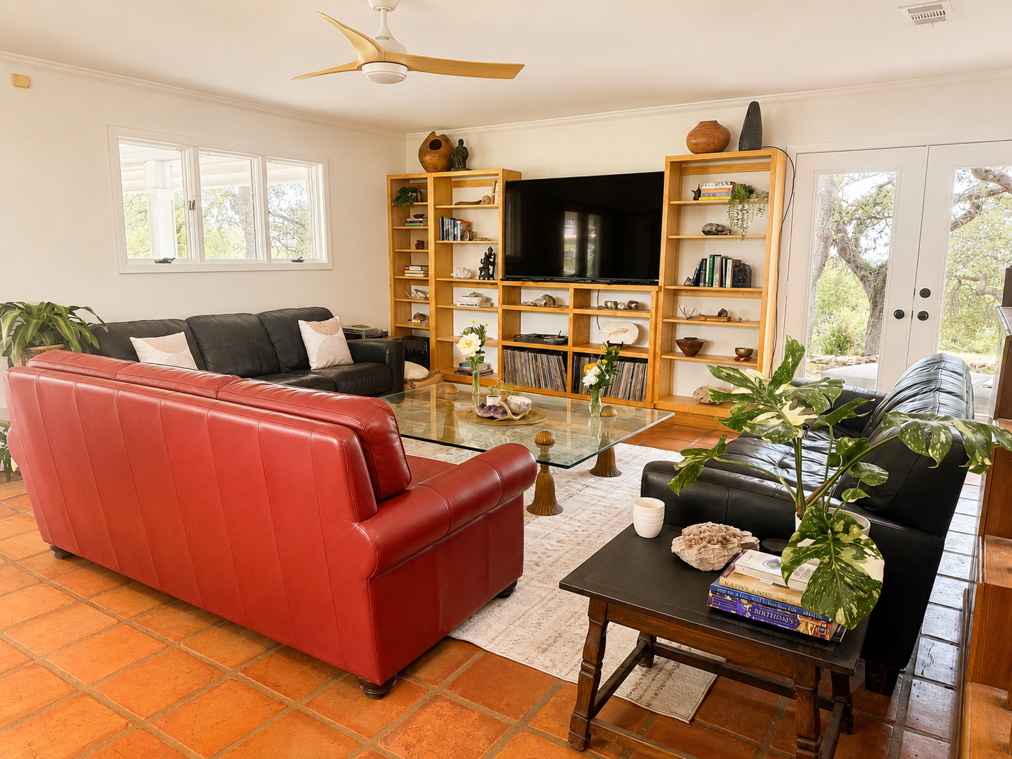 Within Center retreat house — living space