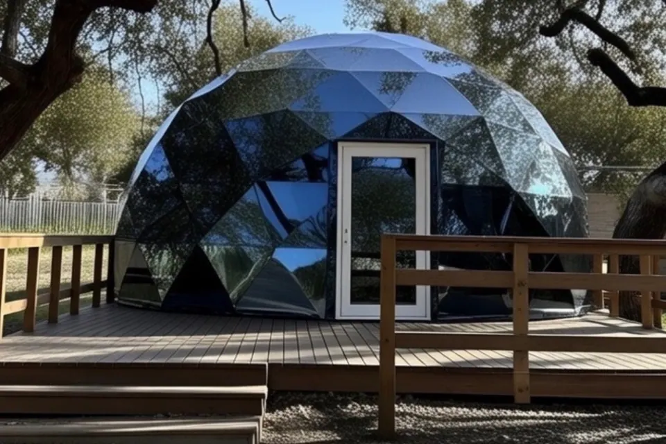 The dome beneath the live oaks