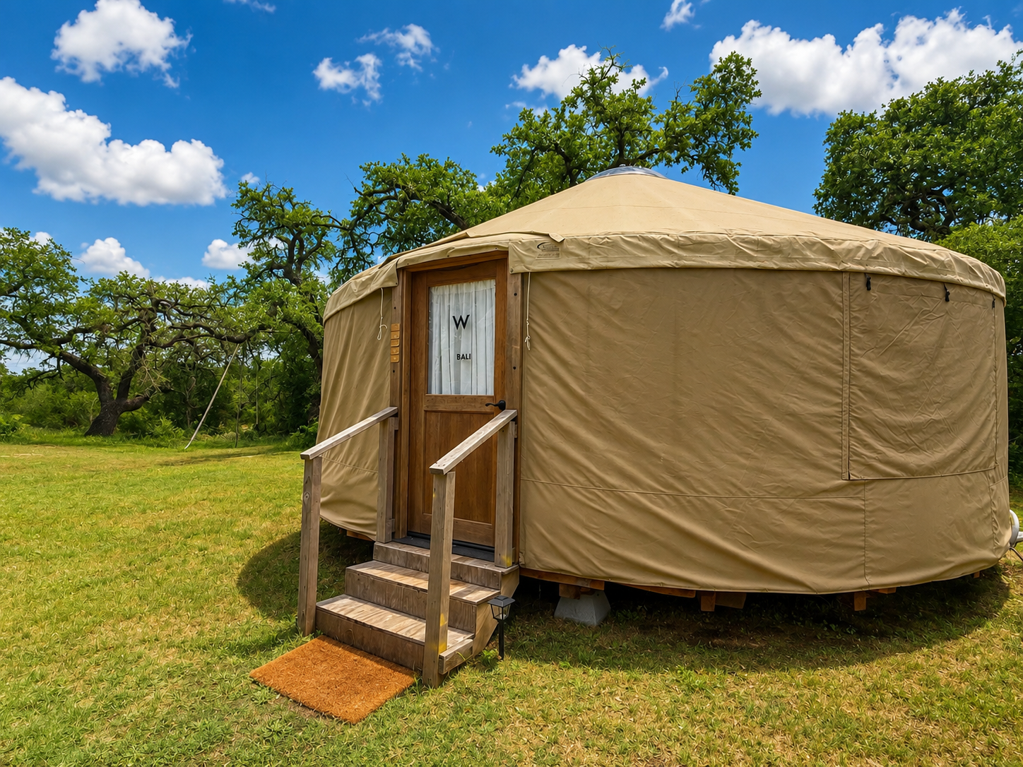 The Bali Yurt exterior