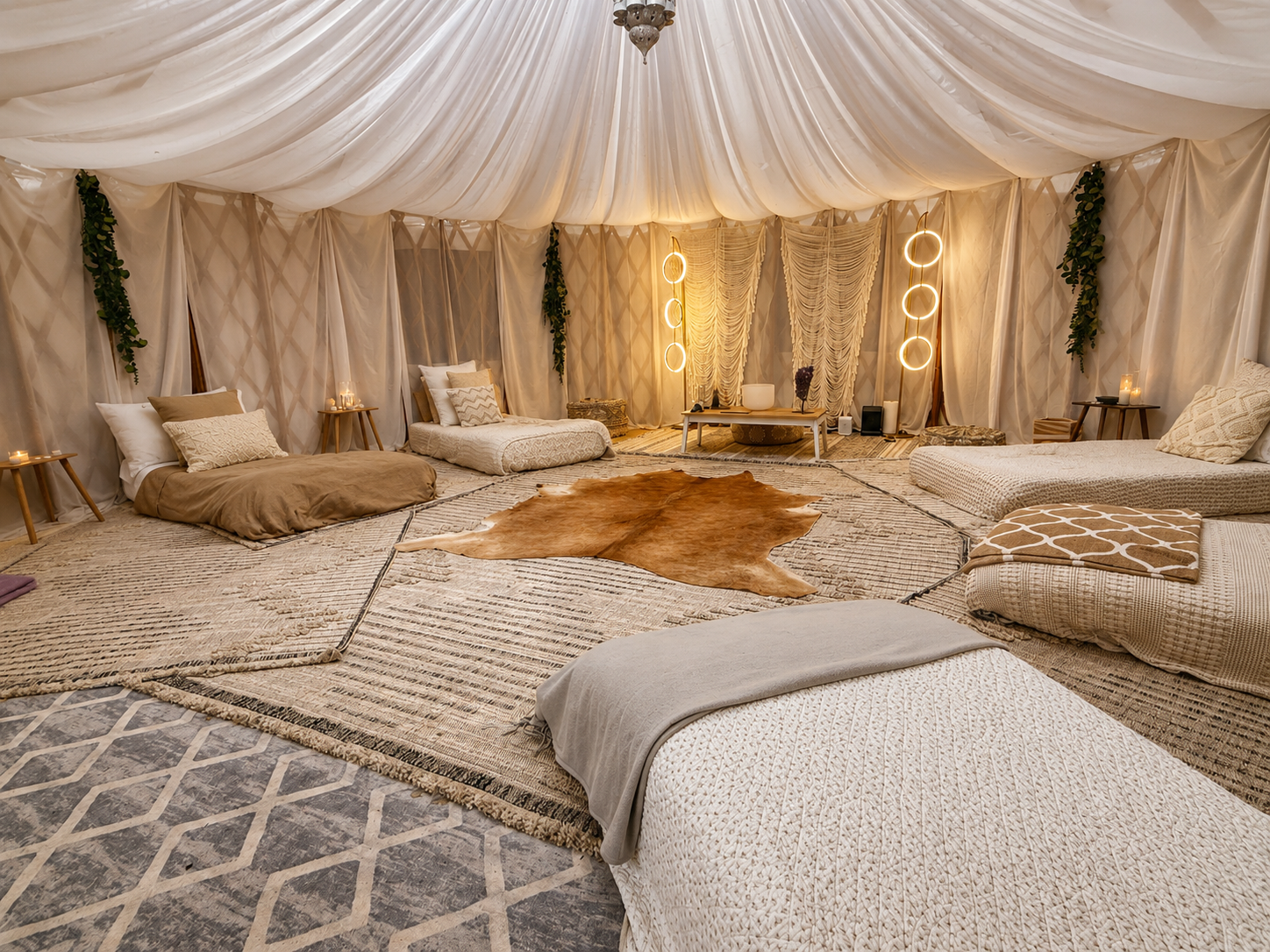 Bali Yurt at AWKN Ranch