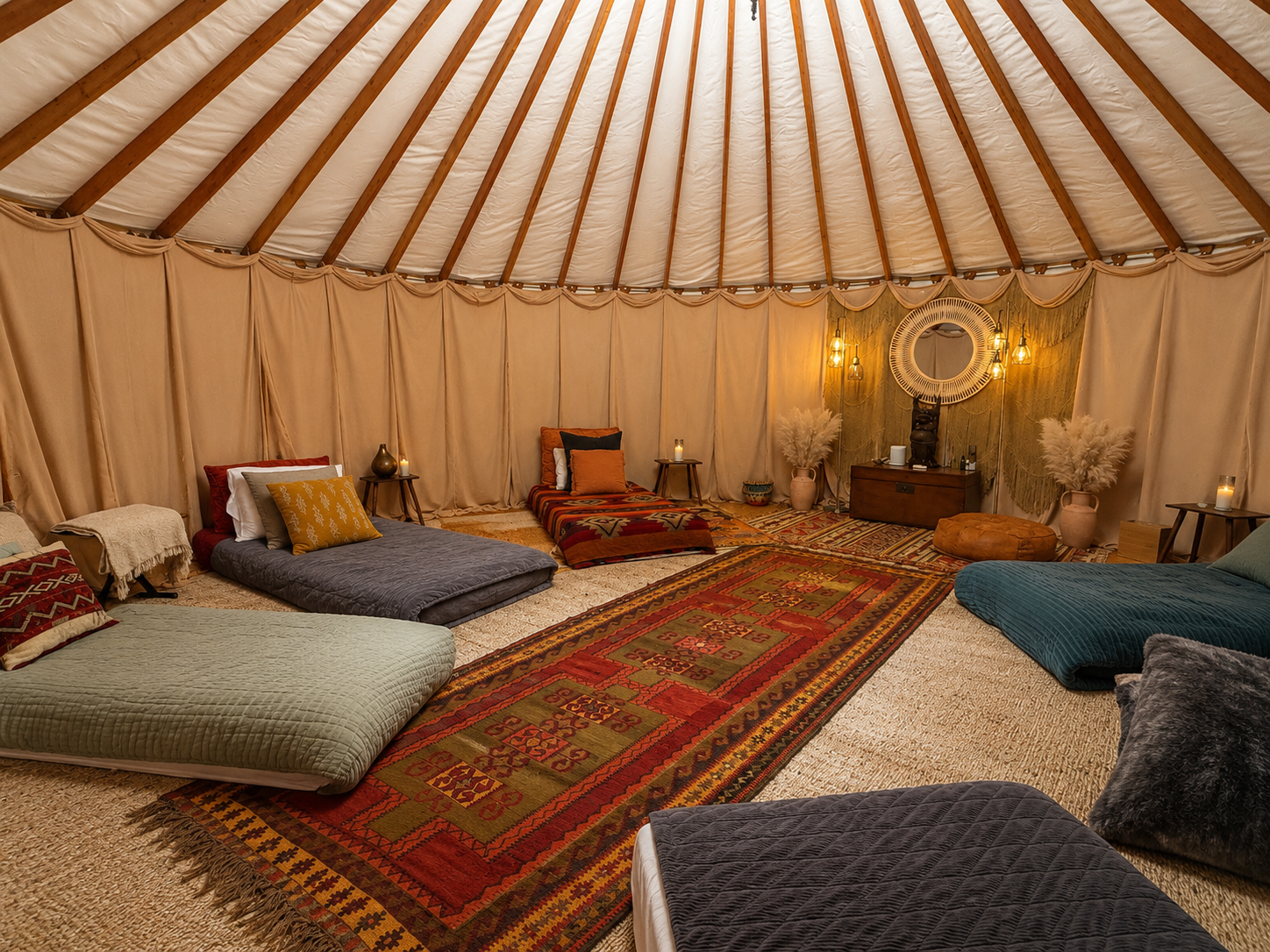 Barcelona Yurt at AWKN Ranch