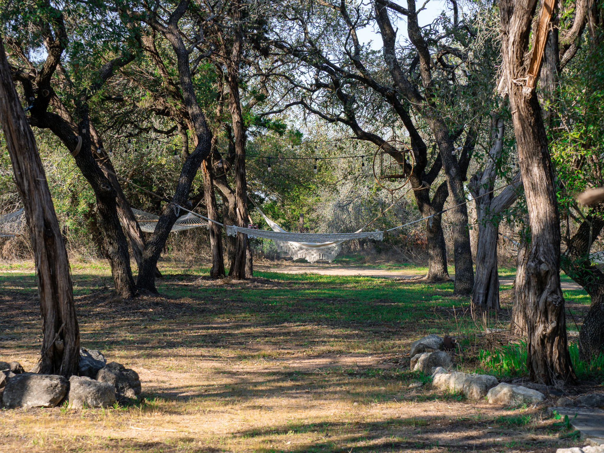 Hammock garden at AWKN Ranch